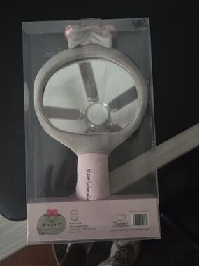 Pusheen Pink Plush Hand Mirror - Soft Velvet Finish